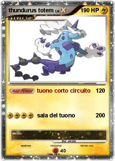Pokemon thundurus totem
