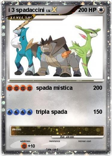 Pokemon i 3 spadaccini
