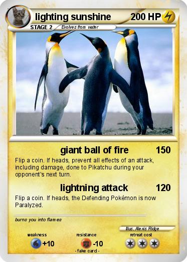 Pokemon lighting sunshine