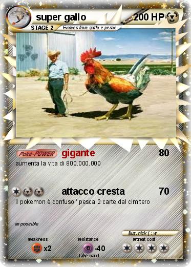 Pokemon super gallo