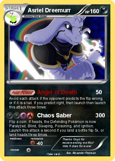 Pokemon Asriel Dreemurr