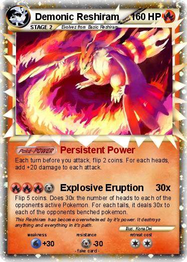 Pokemon Demonic Reshiram
