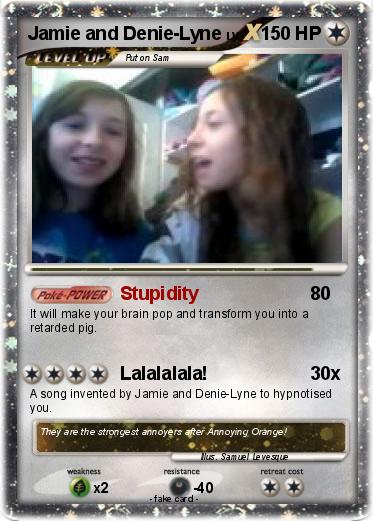 Pokemon Jamie and Denie-Lyne