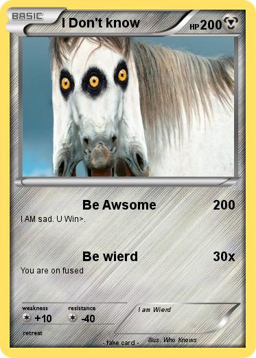 Pokemon I Don't know