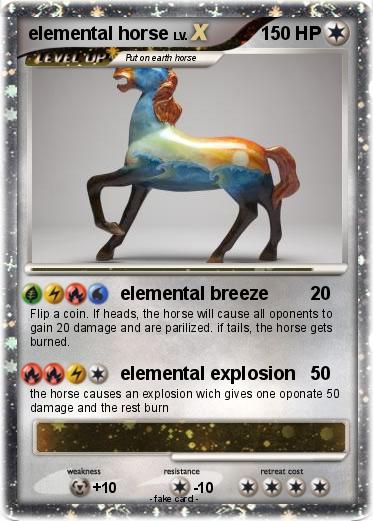 Pokemon elemental horse