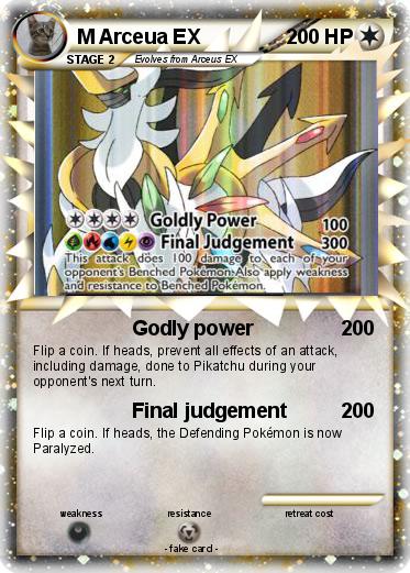 Pokemon M Arceua EX