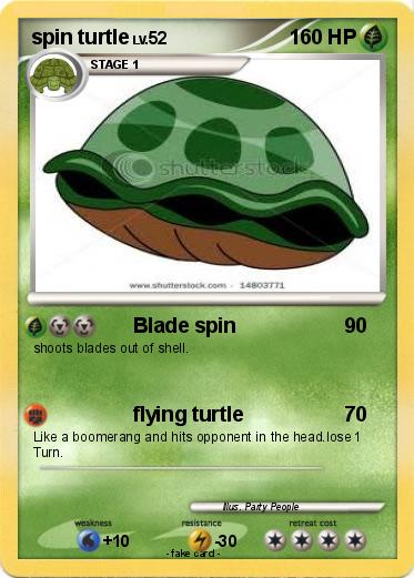 Pokemon spin turtle
