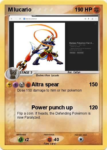 Pokemon M lucario