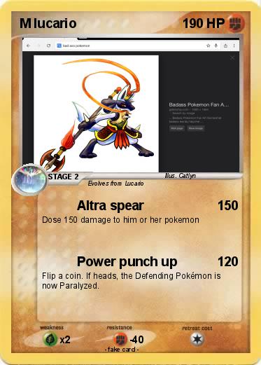 Pokemon M lucario