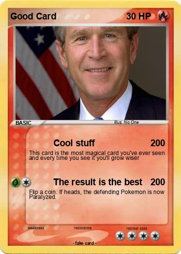Pokemon Good Card
