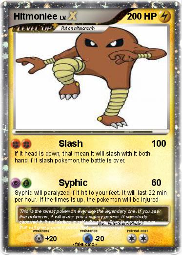 Pokemon Hitmonlee