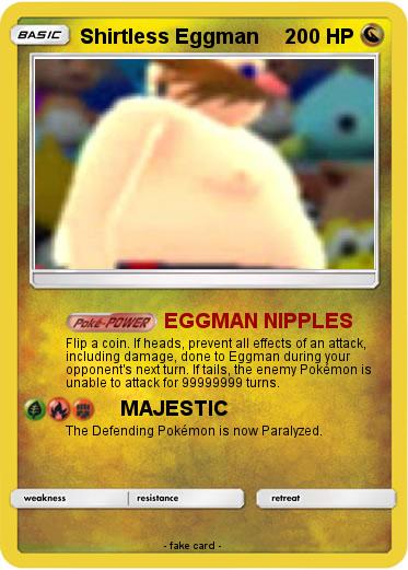 Pokemon Shirtless Eggman