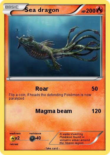 Pokemon Sea dragon