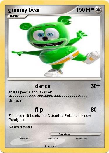 Pokemon gummy bear