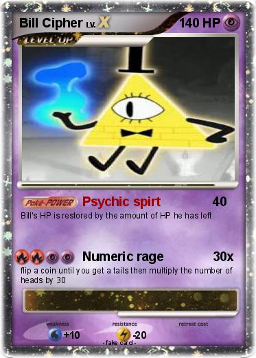 Pokemon Bill Cipher