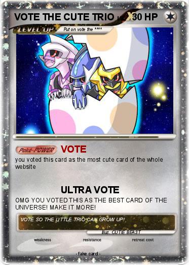 Pokemon VOTE THE CUTE TRIO