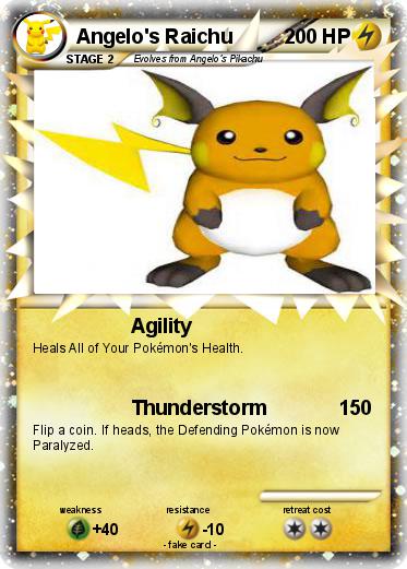 Pokemon Angelo's Raichu