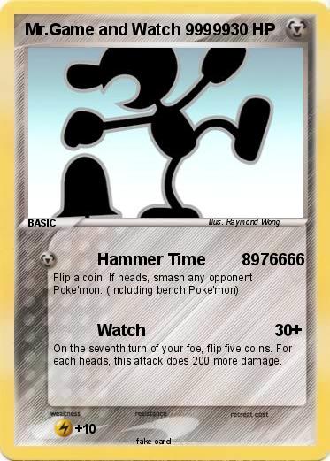 Pokemon Mr.Game and Watch 99999