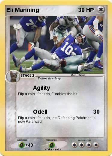 Pokemon Eli Manning