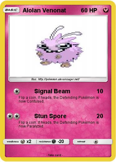 Pokemon Alolan Venonat
