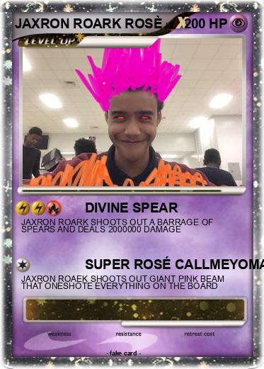 Pokemon JAXRON ROARK ROSÈ Pokemon JAXRON ROARK ROSÈ