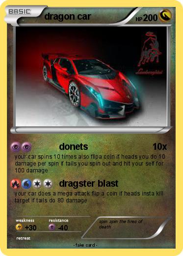 Pokemon dragon car