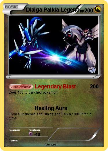 Pokemon Dialga Palkia Legend