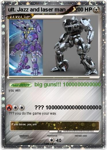 Pokemon ult. Jazz and laser man