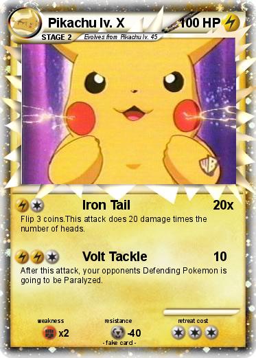 Pokemon Pikachu lv. X