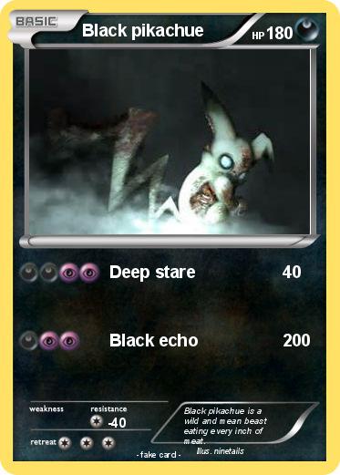 Pokemon Black pikachue