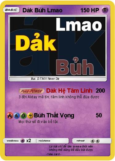Pokemon Dảk Bủh Lmao
