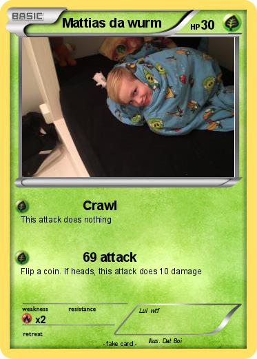 Pokemon Mattias da wurm