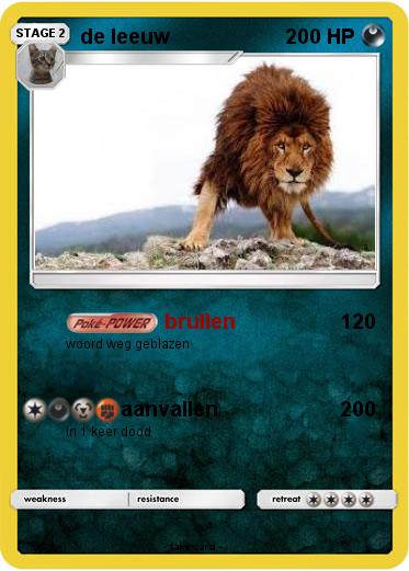 Pokemon de leeuw