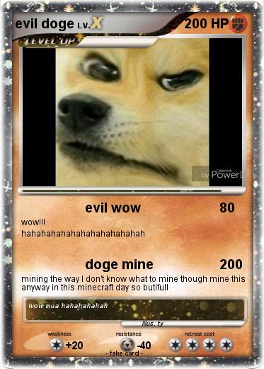 Pokemon evil doge