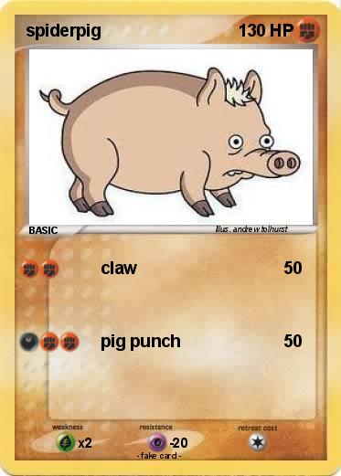 Pokemon spiderpig