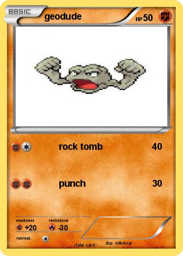 Pokemon geodude