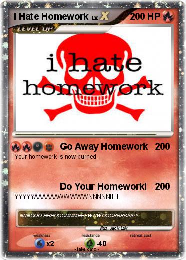 Pokemon I Hate Homework