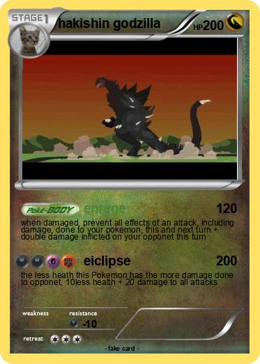 Pokemon hakishin godzilla