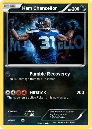 Pokemon Kam Chancellor