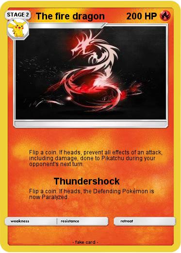 Pokemon The fire dragon
