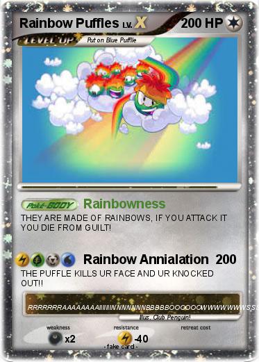 Pokemon Rainbow Puffles