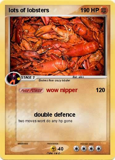 Pokemon lots of lobsters