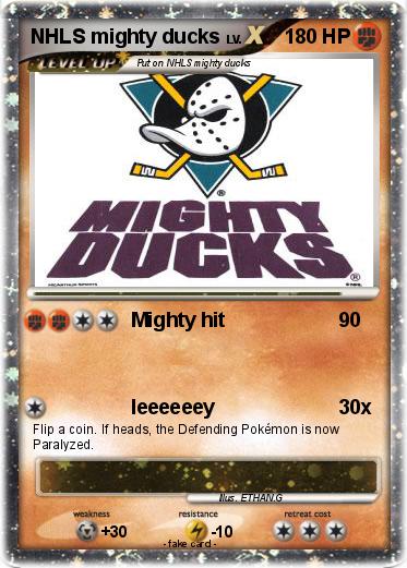 Pokemon NHLS mighty ducks