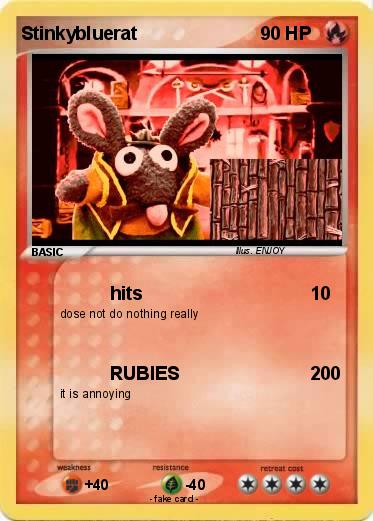 Pokemon Stinkybluerat