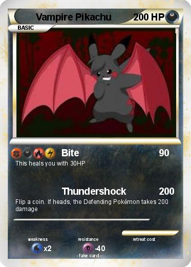 Pokemon Vampire Pikachu