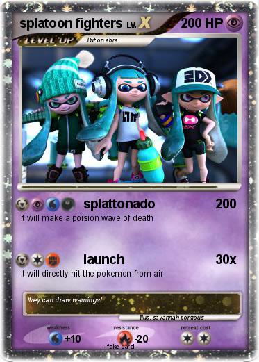 Pokemon splatoon fighters