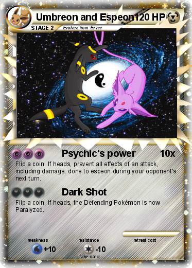 Pokemon Umbreon and Espeon