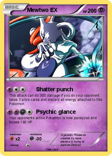 Pokemon Mewtwo EX