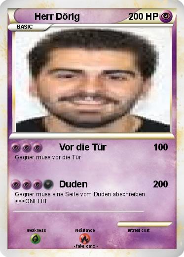 Pokemon Herr Dörig