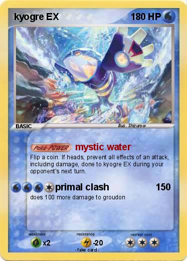 Pokemon kyogre EX